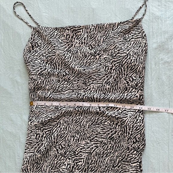 Dynamite Printed Cowl Neck Mini Dress - Picture 10 of 10